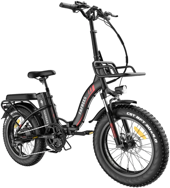 Elektrinis dviratis FAFREES F20 Max, 20", juodas, 500W, 22,5Ah