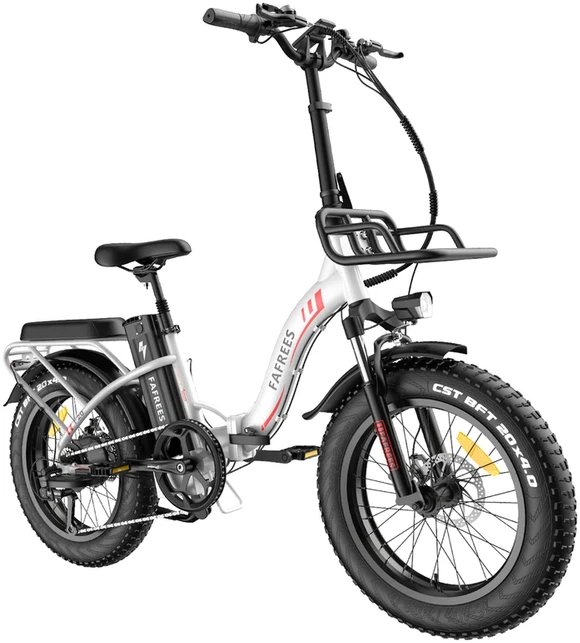 Elektrinis dviratis FAFREES F20 Max, 20", baltas, 500W, 22,5Ah