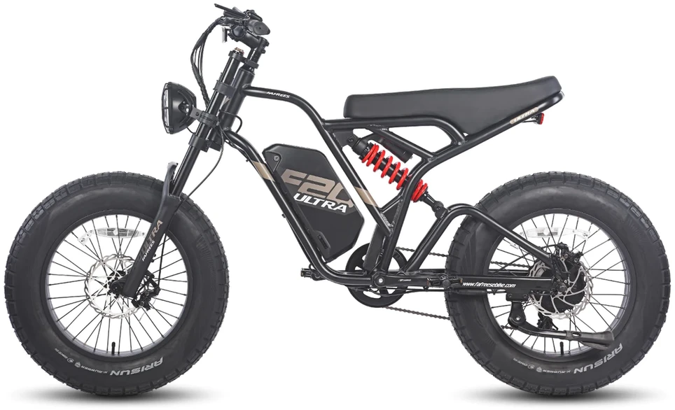 Elektrinis dviratis Fafrees F20 Ultra 20", juodas, 750W, 25Ah