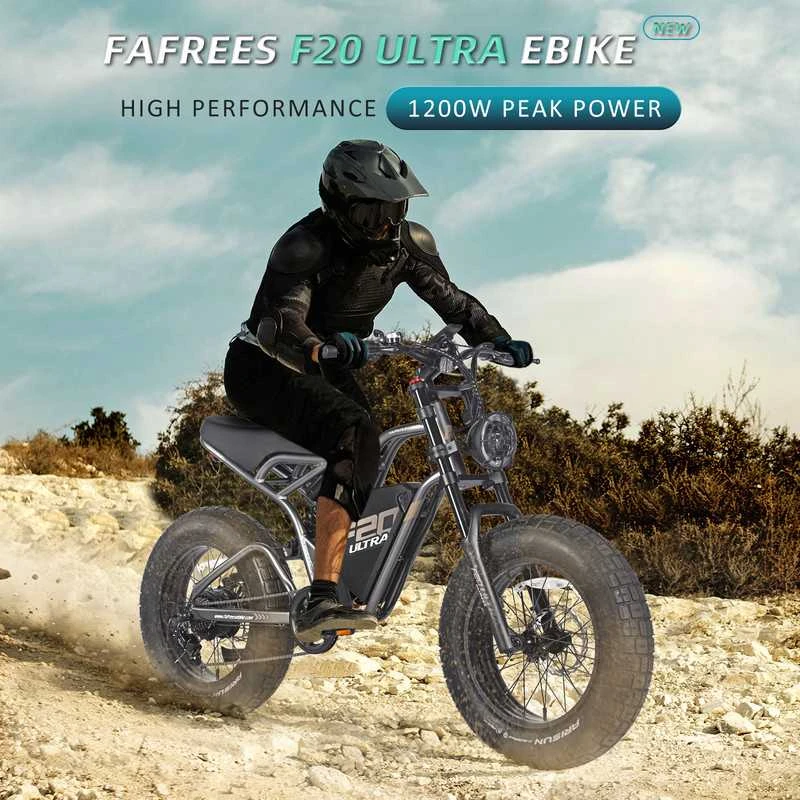 Elektrinis dviratis Fafrees F20 Ultra 20", žalias, 750W, 25Ah