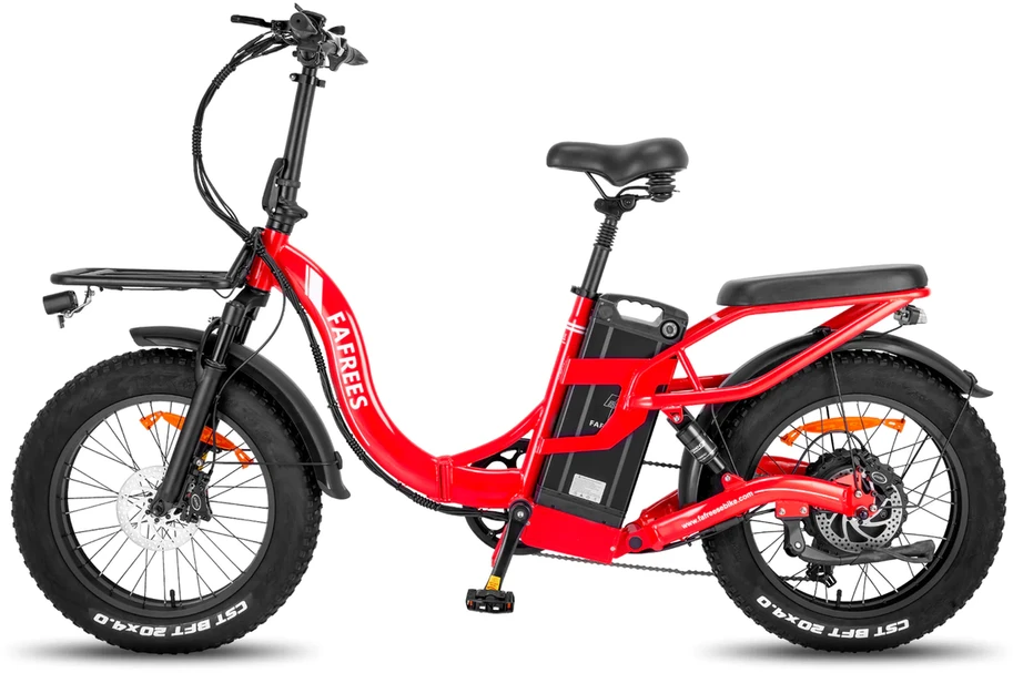 Elektrinis dviratis Fafrees F20 X- Max 20", raudonas, 750W, 30Ah