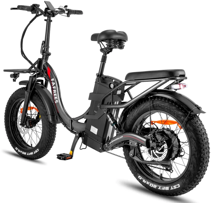 Elektrinis dviratis Fafrees F20 X- Max 20", pilkas, 750W, 30Ah