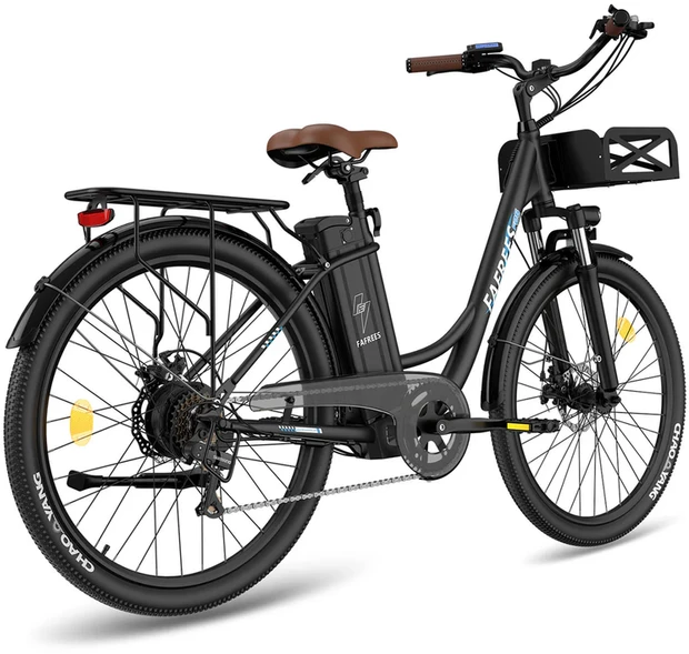 Elektrinis dviratis Fafrees F26 Lasting, 26", juodas, 250W, 20,3Ah