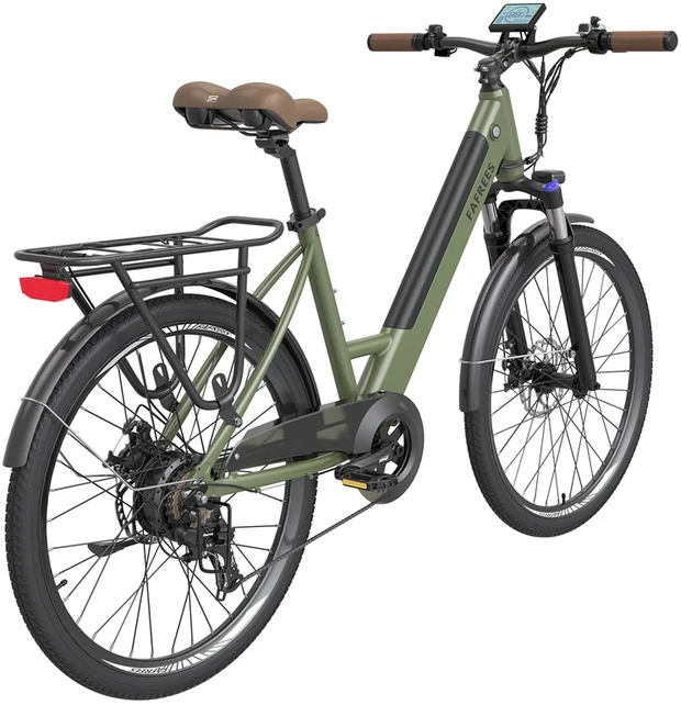 Elektrinis dviratis Fafrees F26 Pro 26", žalias, 250W,14,5Ah