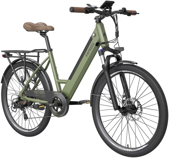 Elektrinis dviratis Fafrees F26 Pro 26", žalias, 250W,14,5Ah