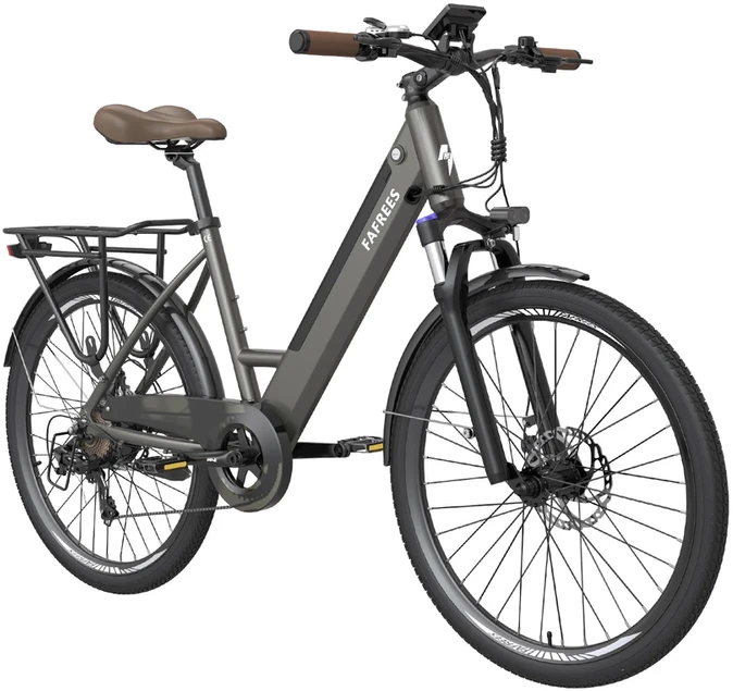 Elektrinis dviratis Fafrees F26 Pro 26", pilkas, 250W,14,5Ah