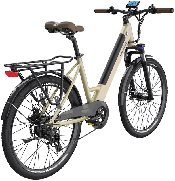 Elektrinis dviratis Fafrees F26 Pro 26", geltonas, 250W,14,5Ah