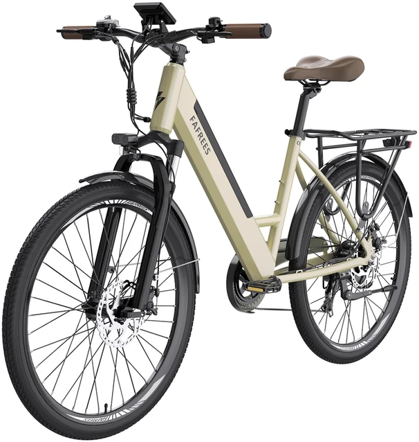 Elektrinis dviratis Fafrees F26 Pro 26", geltonas, 250W,14,5Ah