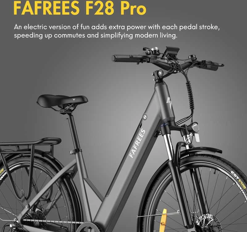 Elektrinis dviratis Fafrees F28 Pro 27,5", žalias, 250W, 14,5Ah