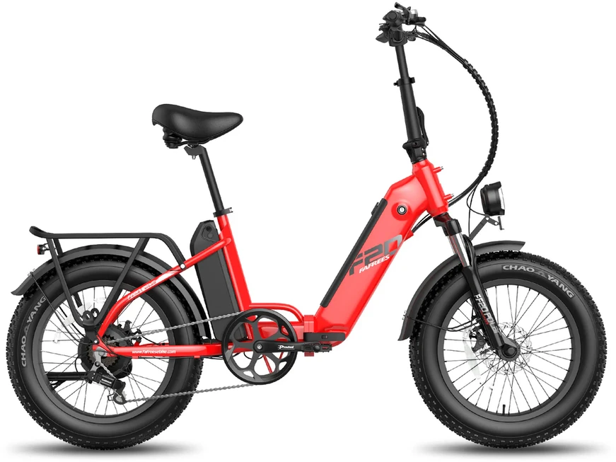 Elektrinis dviratis Fafrees FF20 Polar 20", raudonas, 500W, 20,8Ah