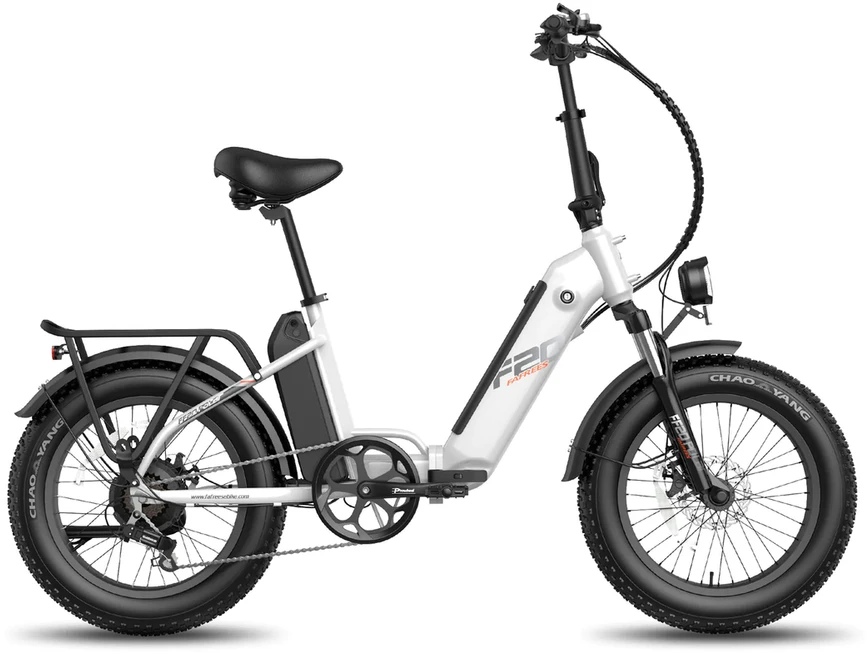 Elektrinis dviratis Fafrees FF20 Polar, 20", baltas, 500W, 20,8Ah