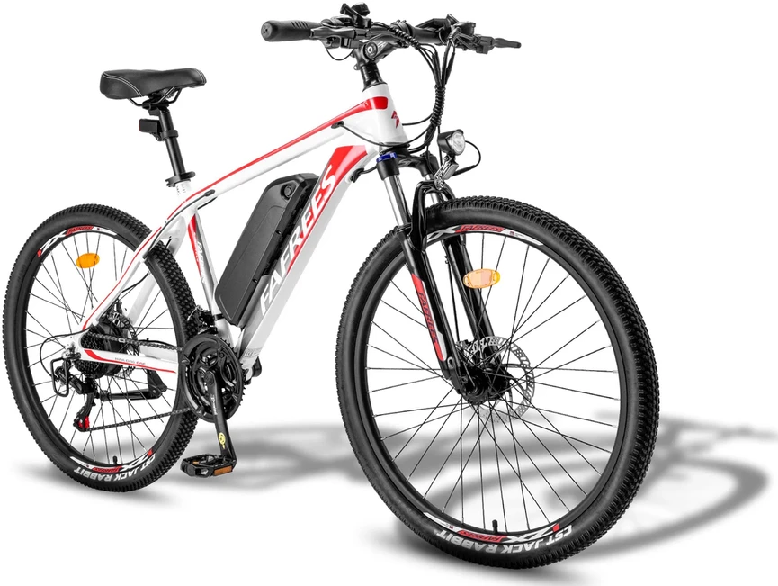 Elektrinis dviratis Fafrees Hailong One 26", baltas, 250W, 13Ah