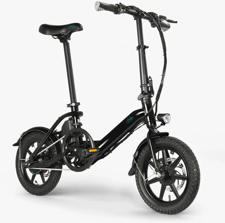 Elektrinis dviratis Fiido D3 Pro 14", 250W, juodas