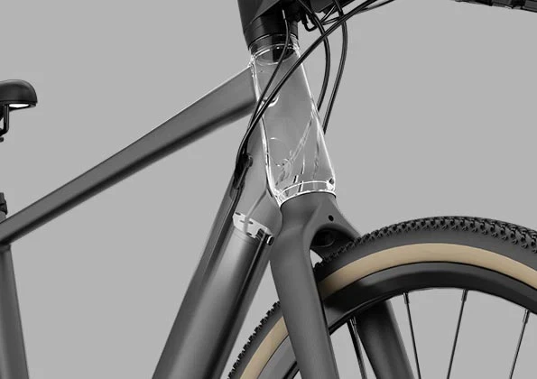 Elektrinis dviratis Fiido Gravel C21, L, pilkas