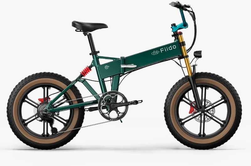 Elektrinis dviratis Fiido M1 Pro, 20", 500W, 12,8Ah, juodas
