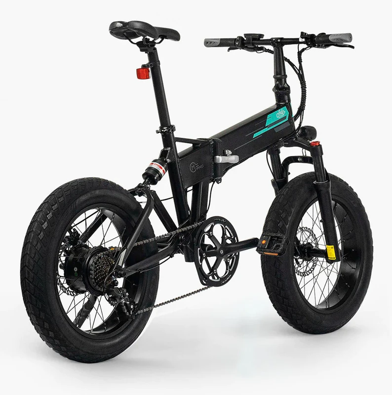 Elektrinis dviratis Fiido M1 Pro, 20", 500W, 12,8Ah, juodas