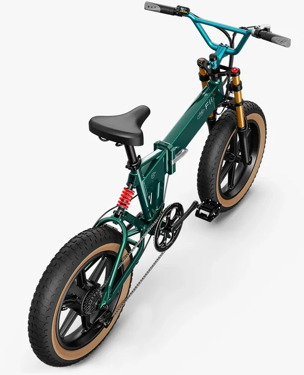 Elektrinis dviratis Fiido M1 Pro, 20", 500W, 12,8Ah, juodas