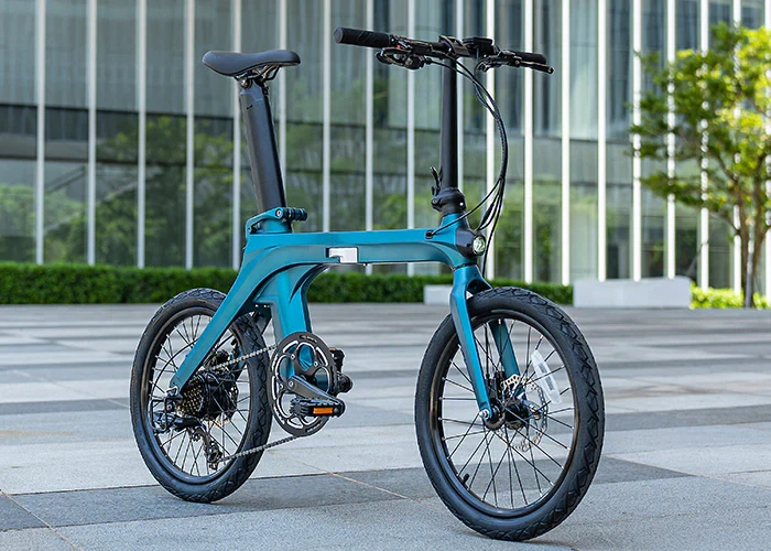 Elektrinis dviratis Fiido X, 20", 250W, mėlynas