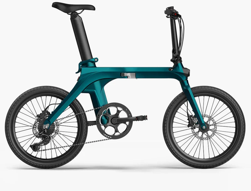 Elektrinis dviratis Fiido X, 20", 250W, mėlynas