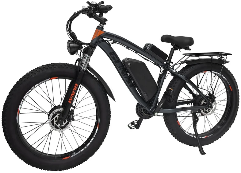 Elektrinis dviratis Gunai GN88, 26", 2000W, 22Ah, juodas