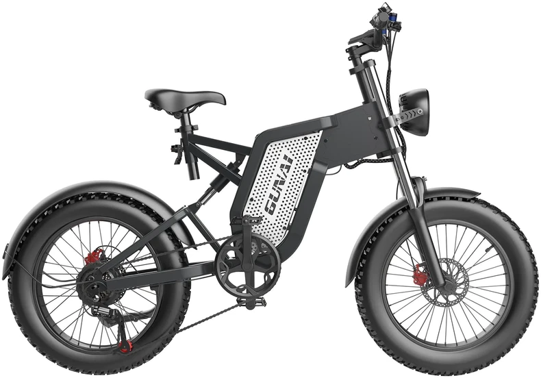 Elektrinis dviratis Gunai MX25, 20", 1000W, 25Ah, juodas