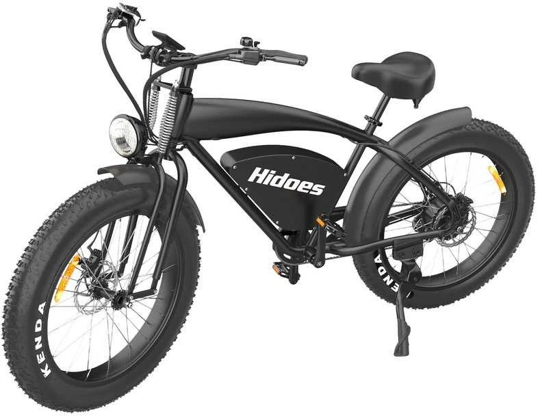 Elektrinis dviratis Hidoes B3, 26", juodas, 1200W, 17,5Ah