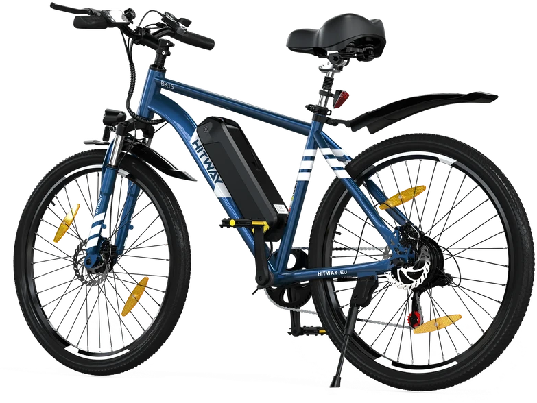 Elektrinis dviratis Hitway BK15, 26", 250W, mėlynas