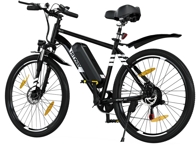 Elektrinis dviratis Hitway BK15, 26", 250W, juodas