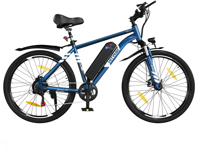Elektrinis dviratis Hitway BK15, 26", 250W, mėlynas