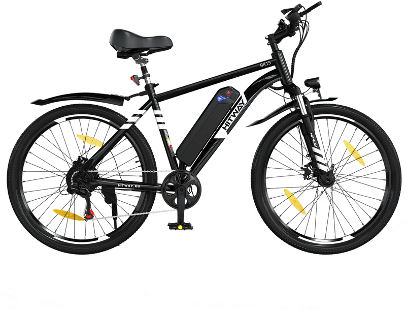 Elektrinis dviratis Hitway BK15, 26", 250W, juodas