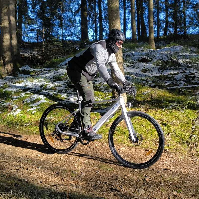 Elektrinis dviratis Hitway BK19, 27.5", 250W, baltas