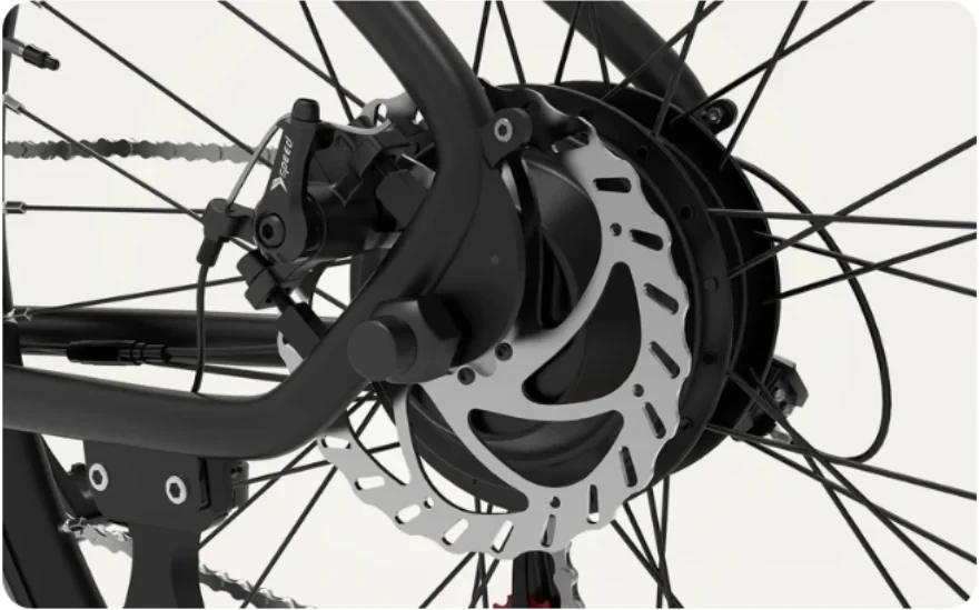 Elektrinis dviratis Hitway BK19, 27.5", 250W, baltas