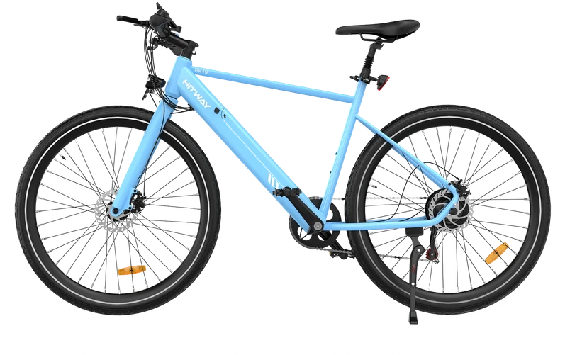 Elektrinis dviratis Hitway BK19, 27.5", 250W, mėlynas