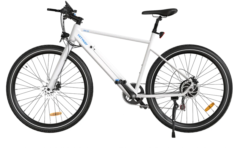 Elektrinis dviratis Hitway BK19, 27.5", 250W, baltas