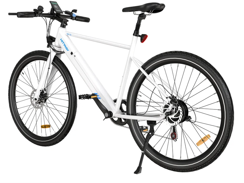 Elektrinis dviratis Hitway BK19, 27.5", 250W, baltas