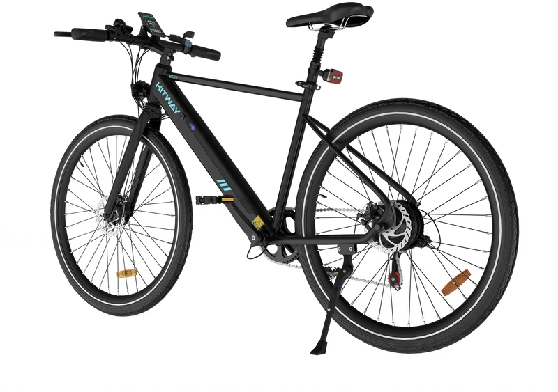Okai Elektrinis dviratis Hitway BK19, 27.5", 250W, juodas