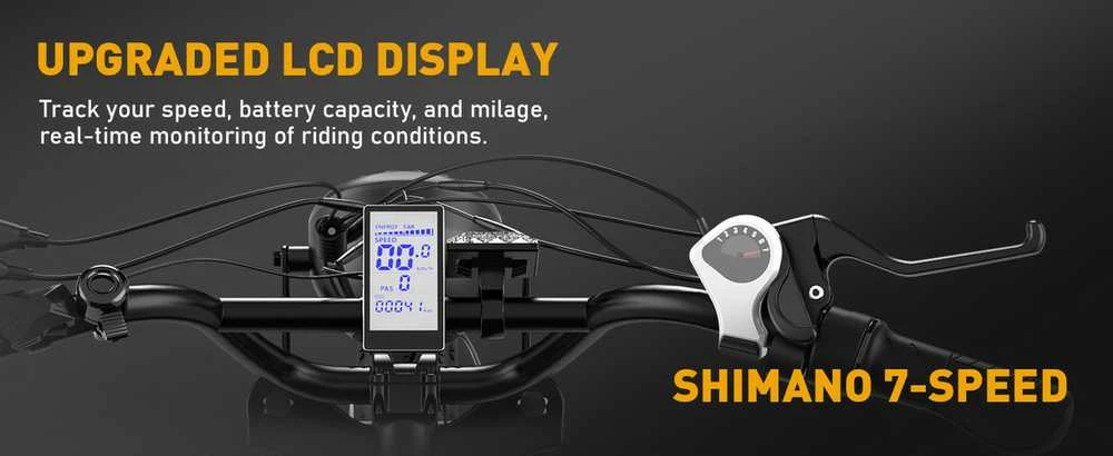 Elektrinis dviratis Hitway BK29, 26", 250W, 15Ah, juodas