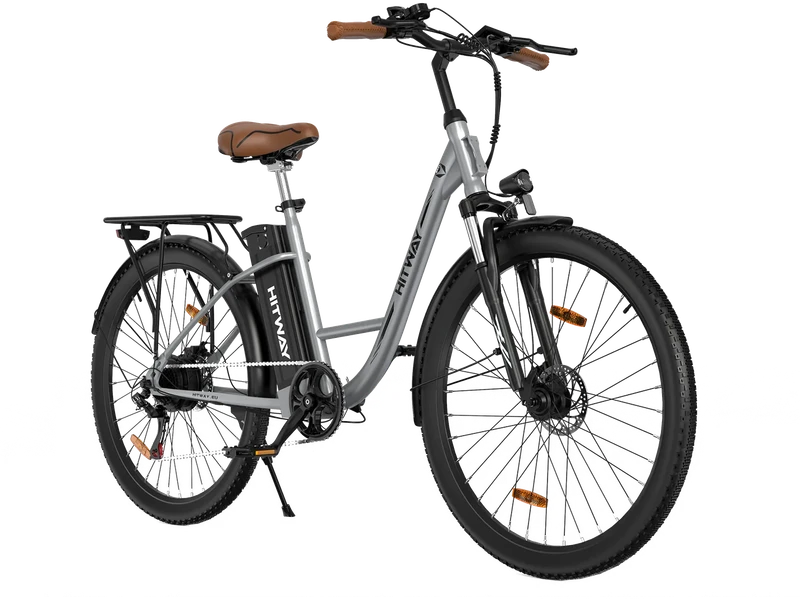 Elektrinis dviratis Hitway BK31, 28", 250W, 13Ah, pilkas