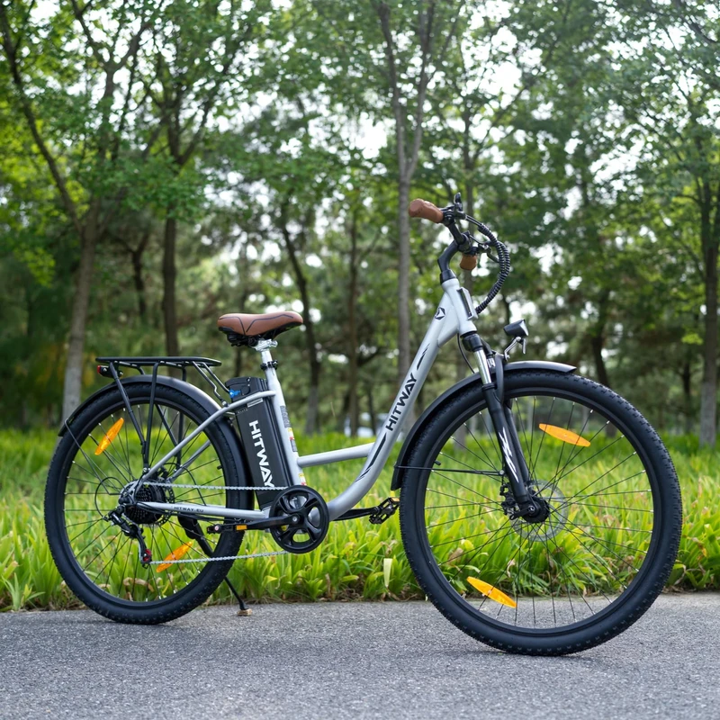 Elektrinis dviratis Hitway BK31, 28", 250W, 13Ah, juodas