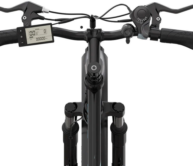 Elektrinis dviratis Hitway BK3S, 26", 250W, 15Ah, juodas
