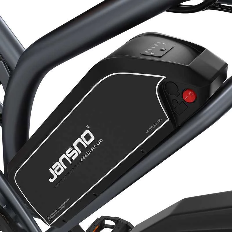 Elektrinis dviratis Jansno X50, 20", 750W, 14Ah, juodas