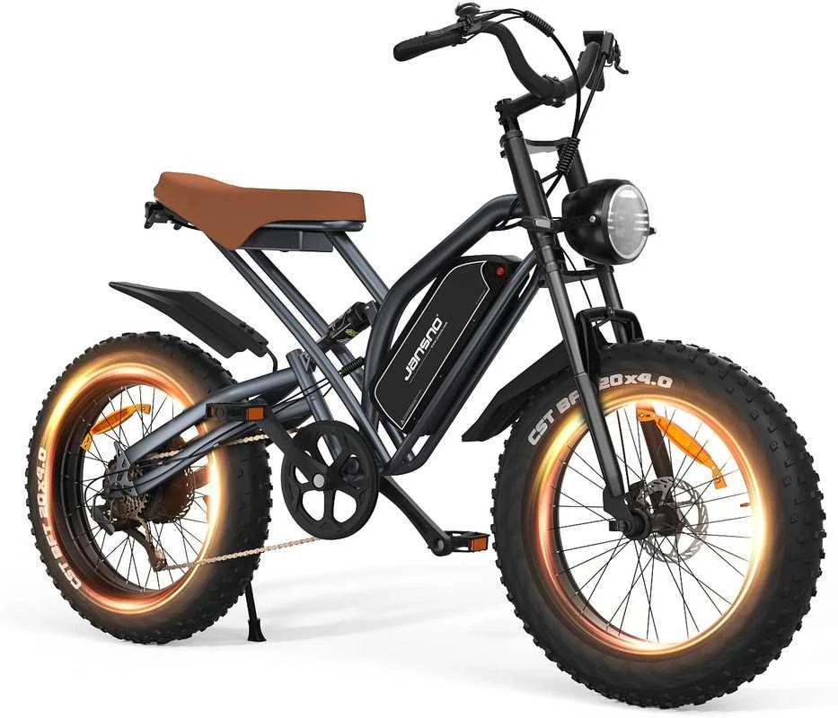 Elektrinis dviratis Jansno X50, 20", 750W, 14Ah, juodas