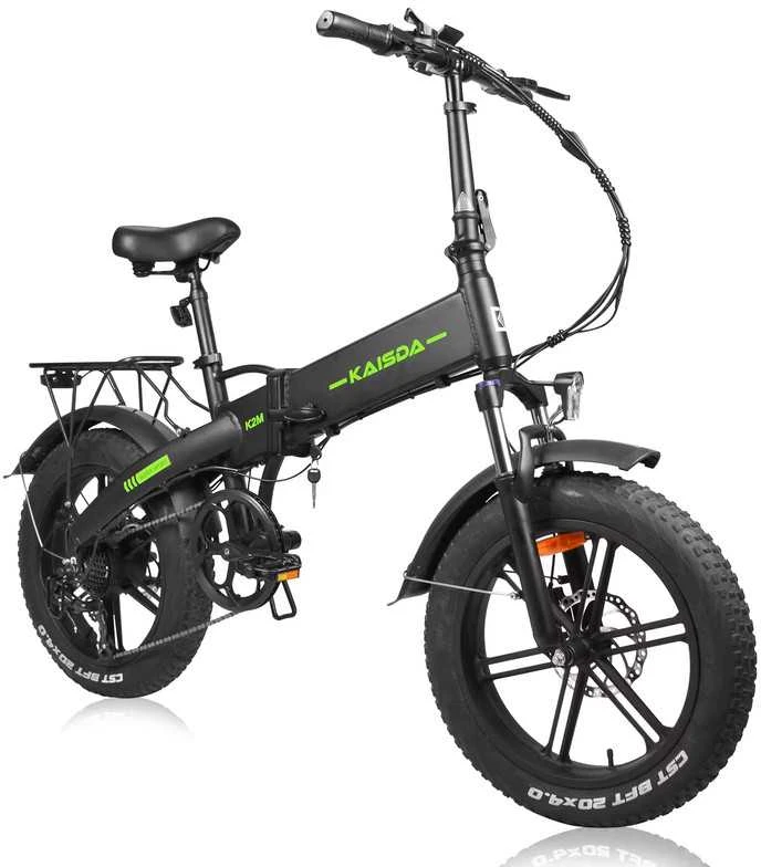 Elektrinis dviratis Kaisda K2M 20", 500W, 13Ah, juodas