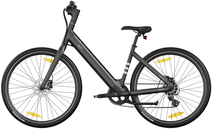 Elektrinis dviratis Okai LyteCycle EB60 27.5", 350W, 9,6Ah, juodas