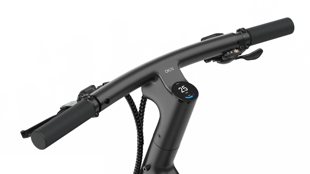 Elektrinis dviratis Okai LyteCycle EB60 27.5", 350W, 9,6Ah, juodas