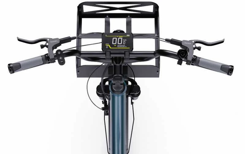 Elektrinis dviratis OneSport OT01 Cargo, 20", 500W, 27Ah, mėlynas