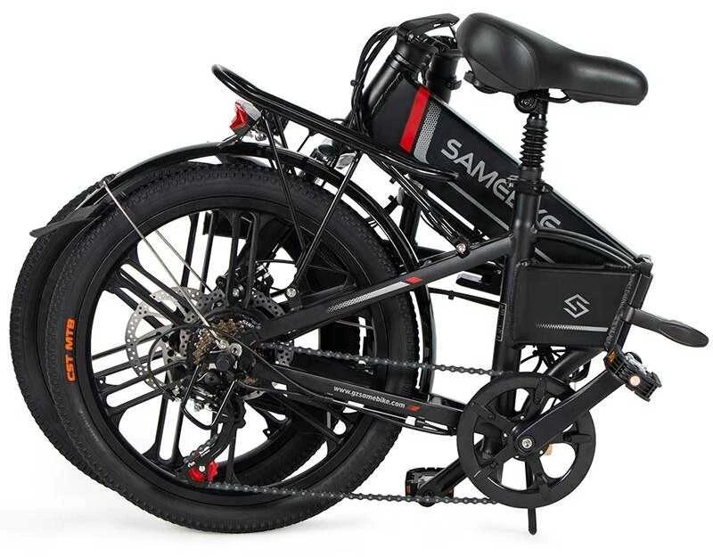 Elektrinis dviratis Samebike 20LVXD30-II, 20", 350W, 10Ah, juodas