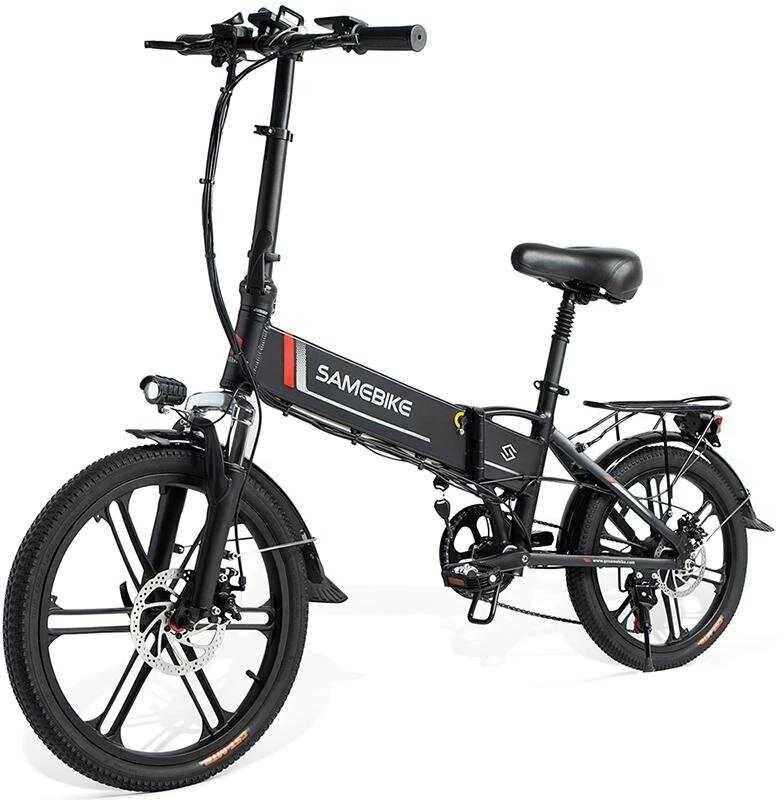 Elektrinis dviratis Samebike 20LVXD30-II, 20", 350W, 10Ah, juodas