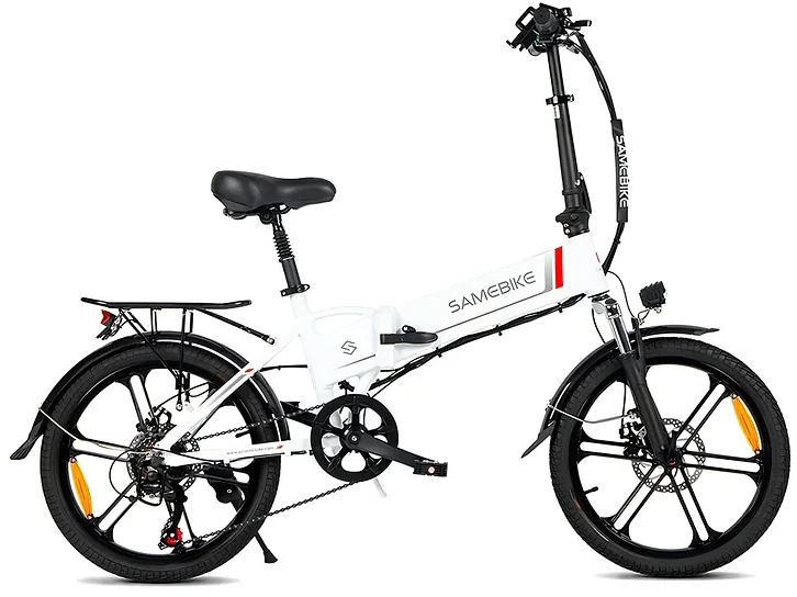 Elektrinis dviratis Samebike 20LVXD30-II, 20", 350W, 10Ah, baltas