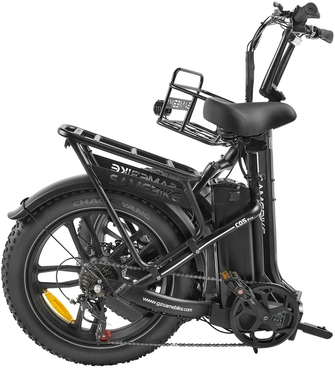 Elektrinis dviratis Samebike C05 Pro, 20", 500W, 13Ah, juodas